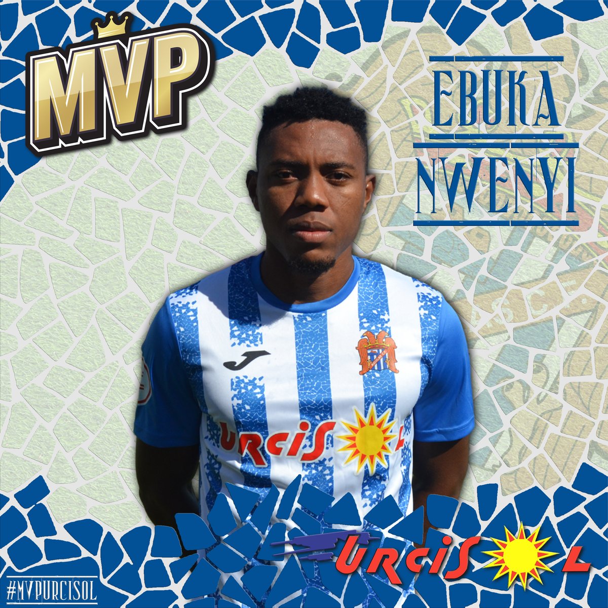 ¡Y como cada martes, os traemos a quien con vuestros votos habéis decidido que sea el #MVPUrcisol de la jornada!

¡El defensor Ebuka Nwenyi se convierte en el mejor valorado del partido ante el Manchego, enhorabuena! 👏👏👏

#𝗨́𝗻𝗲𝘁𝗲𝗔𝗡𝘂𝗲𝘀𝘁𝗿𝗮𝗜𝗹𝘂𝘀𝗶𝗼́𝗻💙🤍