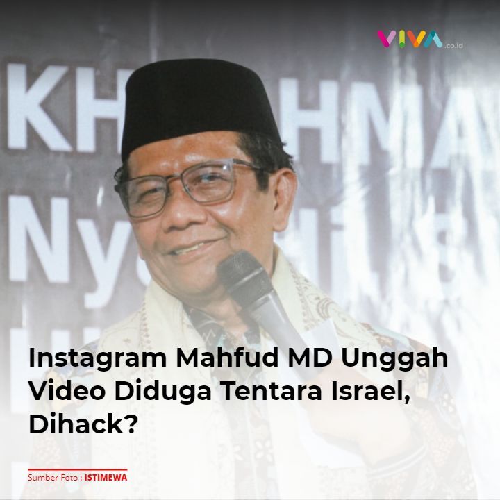 VIVAcoid's tweet photo. Kabar mengejutkan datang dari calon wakil presiden (cawapres) no urut 3, Mahfud MD lantaran akun Instagram pribadinya @mohmahfudmd diduga diretas oleh oknum tak bertanggung jawab.

https://t.co/fbaBTPLxDE
___
#vivacoid #mahfudmd #diretas #hacker #israel https://t.co/TKPEVmin9w