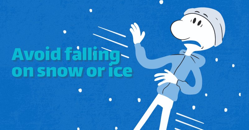 NHS24's tweet photo. Brrrr! It's a cold one today. 🥶 This kind of weather can be beautiful, but it also can make slips, trips and falls more likely.
We have some tips on how to prevent falls and some further advice on what to do if you do injure yourself.
⬇️
🧵 https://t.co/C5zOurbIya