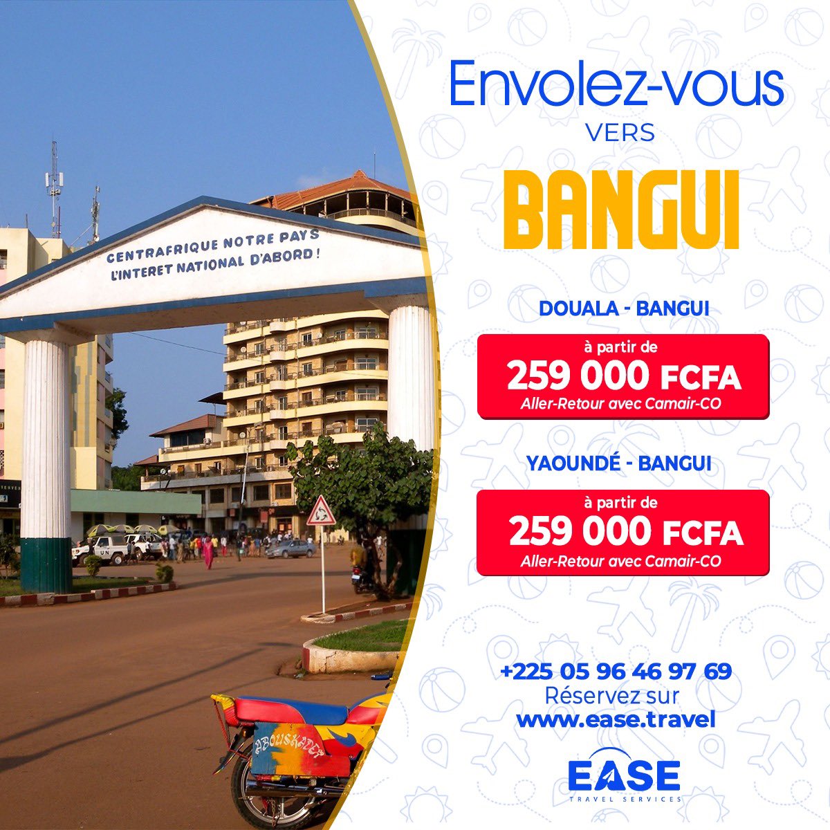 EaseFlight's tweet photo. Vos Vols de début d’année à des tarifs préférentiels 🛫
Envolez-vous vers Paris, Lomé, Dubaï à bord des meilleures compagnies aériennes via: https://t.co/vpxYwgLAno
#Zanzibar #BilletsAvions #Easeflight #BilletsAvionsMoinsChers #Voyage https://t.co/CyFEp1lxjJ