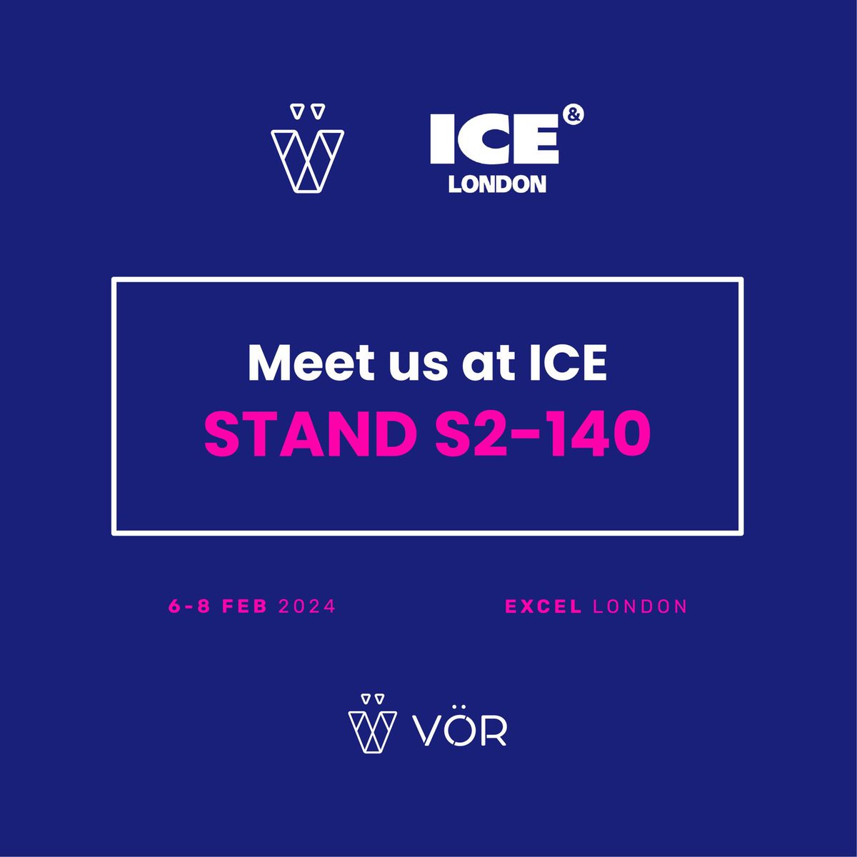 vorinteractive's tweet photo. Come and see us at ICE London! https://t.co/Gi3riLjQot