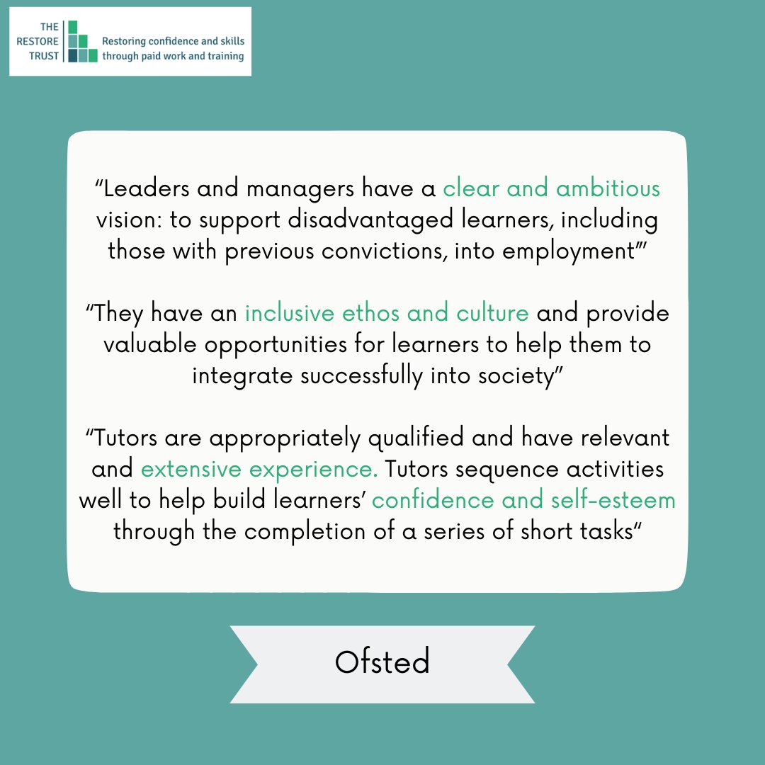 TheRestoreTrust's tweet photo. We are delighted to finally share the results of our recent Ofsted monitoring visit, achieving 'significant progress' across all 3 themes! 

https://t.co/WlAJwBtSV4

#TheRestoreTrust #RestoringConfidence https://t.co/QnputISLSJ