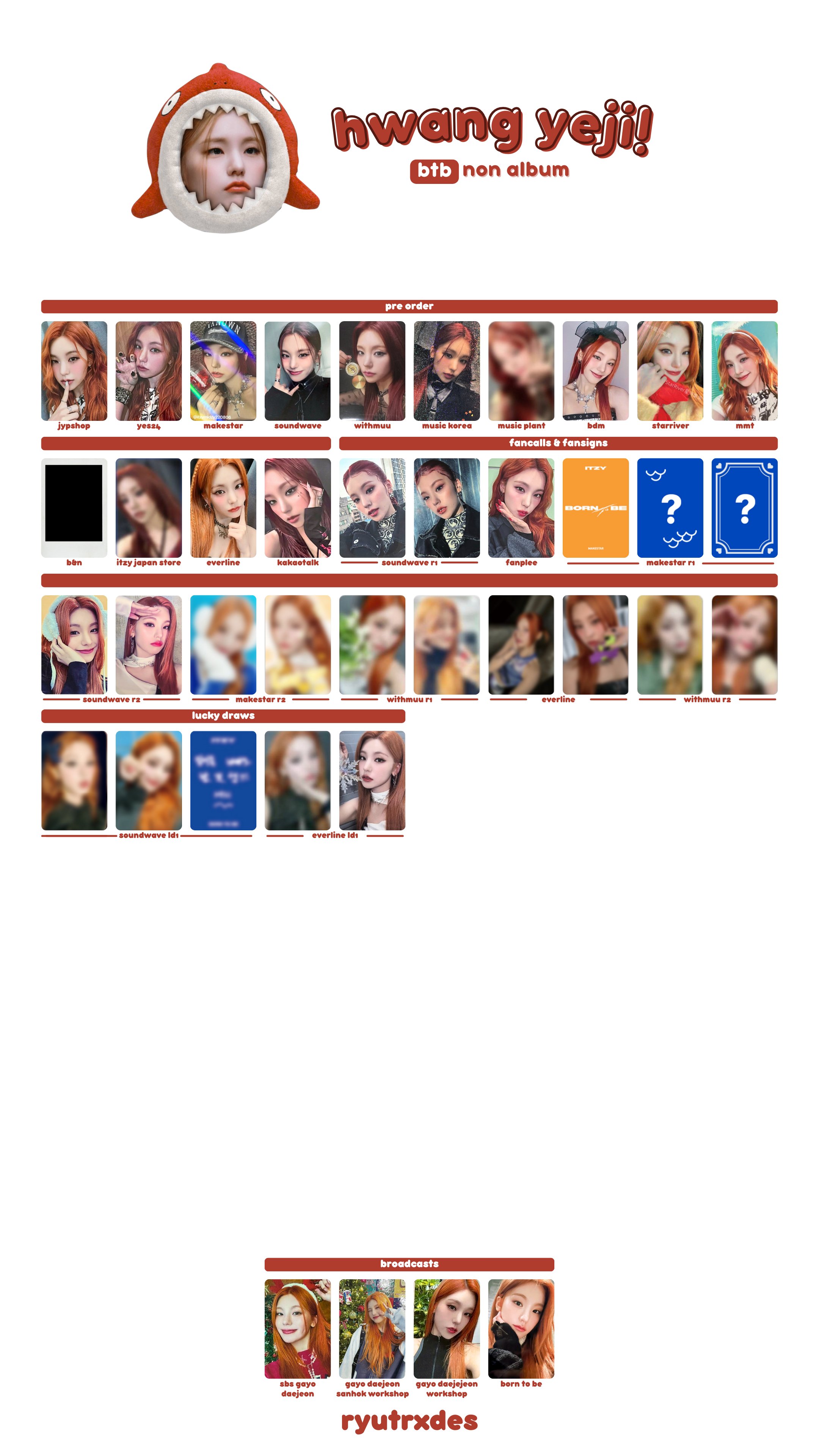 ITZY Born to Be トレカ　イェジ　everline ITZY Born to Be トレカ イェジ everline itzy born to be