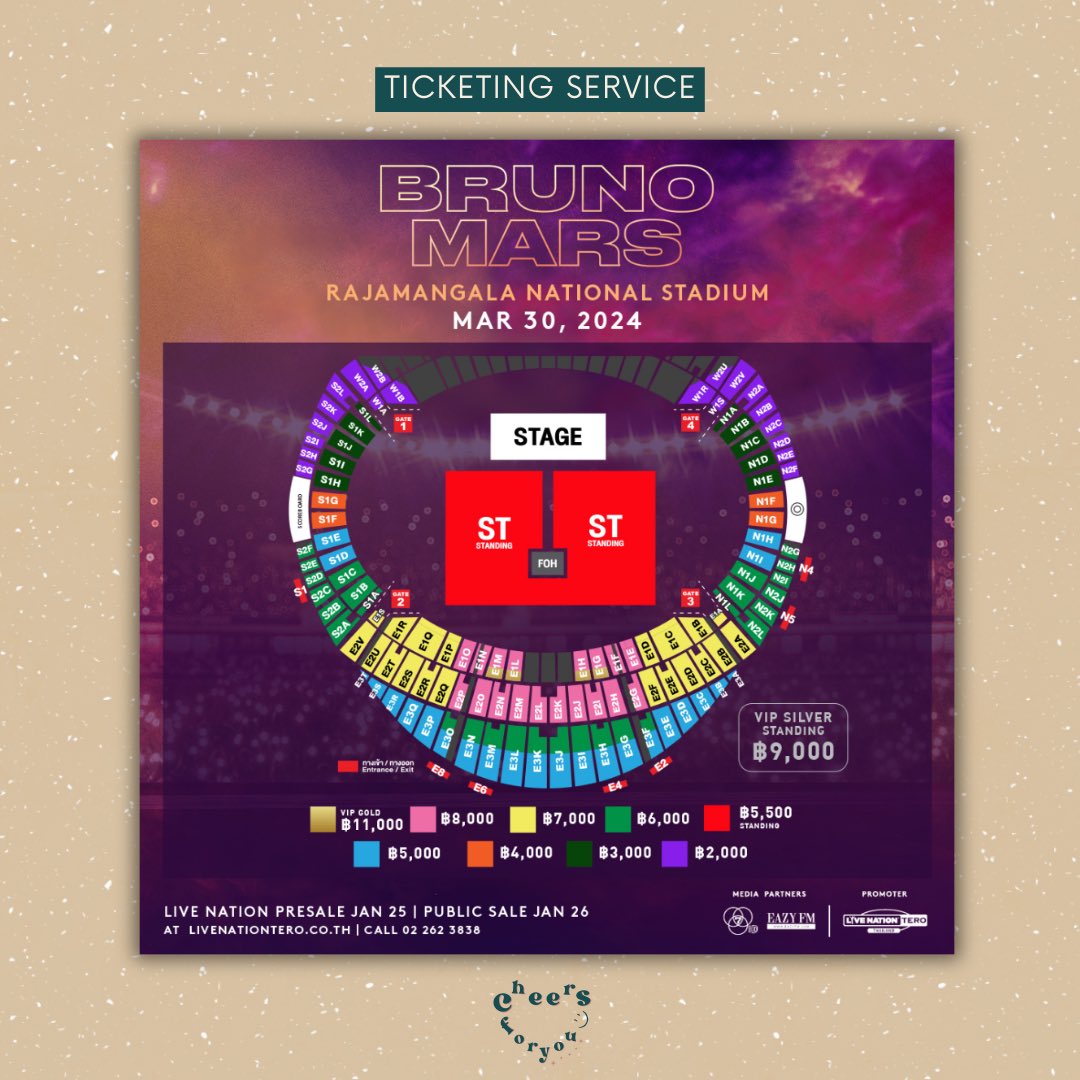 chimchimchingu's tweet photo. Ticketing Service • Jastip
Bruno Mars in Bangkok, Thailand🇹🇭

🎫Live Nation Presale
🎫General Sales

✅IDR/MYR/USD

Experienced
Testi/Proof/Contact 👇
🔗https://t.co/W21tD7vSt5

t. bkk th
#BrunoMars #BrunoMarsLiveInBKK #livenationth https://t.co/vJ8XW5rc4k