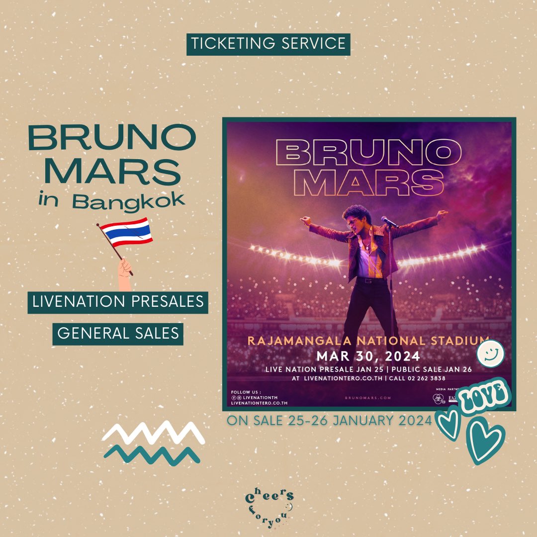 chimchimchingu's tweet photo. Ticketing Service • Jastip
Bruno Mars in Bangkok, Thailand🇹🇭

🎫Live Nation Presale
🎫General Sales

✅IDR/MYR/USD

Experienced
Testi/Proof/Contact 👇
🔗https://t.co/W21tD7vSt5

t. bkk th
#BrunoMars #BrunoMarsLiveInBKK #livenationth https://t.co/vJ8XW5rc4k