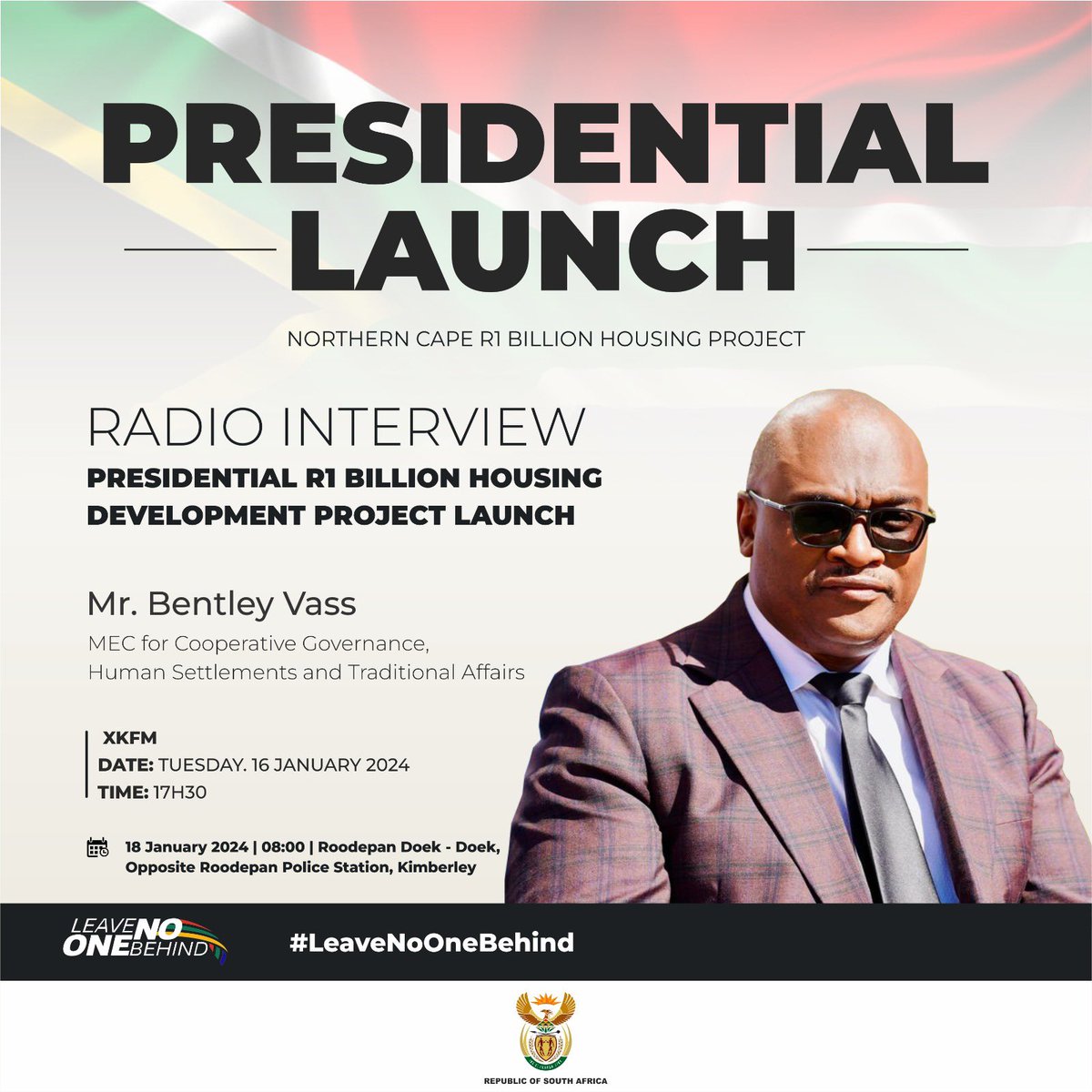 nc_coghsta's tweet photo. 🏡 2 Days left before the launch of the single biggest housing project in the Province, Members of the Executive Council will be on different radio stations to share more information on the Northern Cape R1 Billion Housing Project.
#decenthousing
#modengrowingsuccessfulprovince https://t.co/l9d72vYjCy