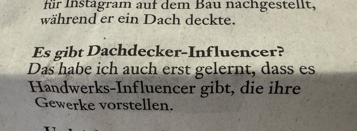 goldeneblogger's tweet photo. Lieber @bodowartke, liebe @faznet, so was erfährt man, wenn man uns folgt.
Schon 2022 gewann Dachdeckerin Chiara den Goldenen Blogger als Berufsbotschafterin des Jahres. ;-) https://t.co/Pvm67qriEv