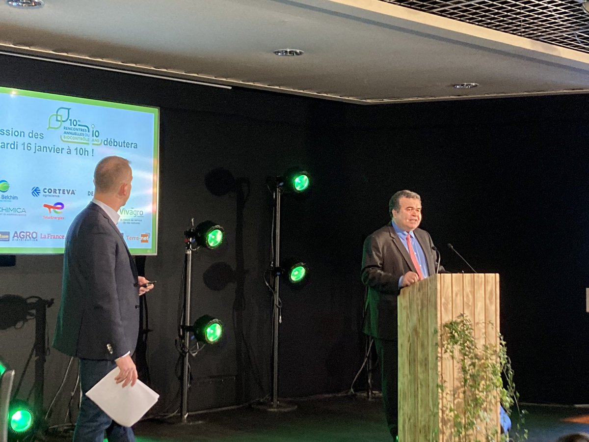 Ouverture des 10ème Rencontres Annuelles du Biocontrôle par Denis Longevialle, directeur général d’@IBMAFrance , au #SIVAL2024 à Angers.