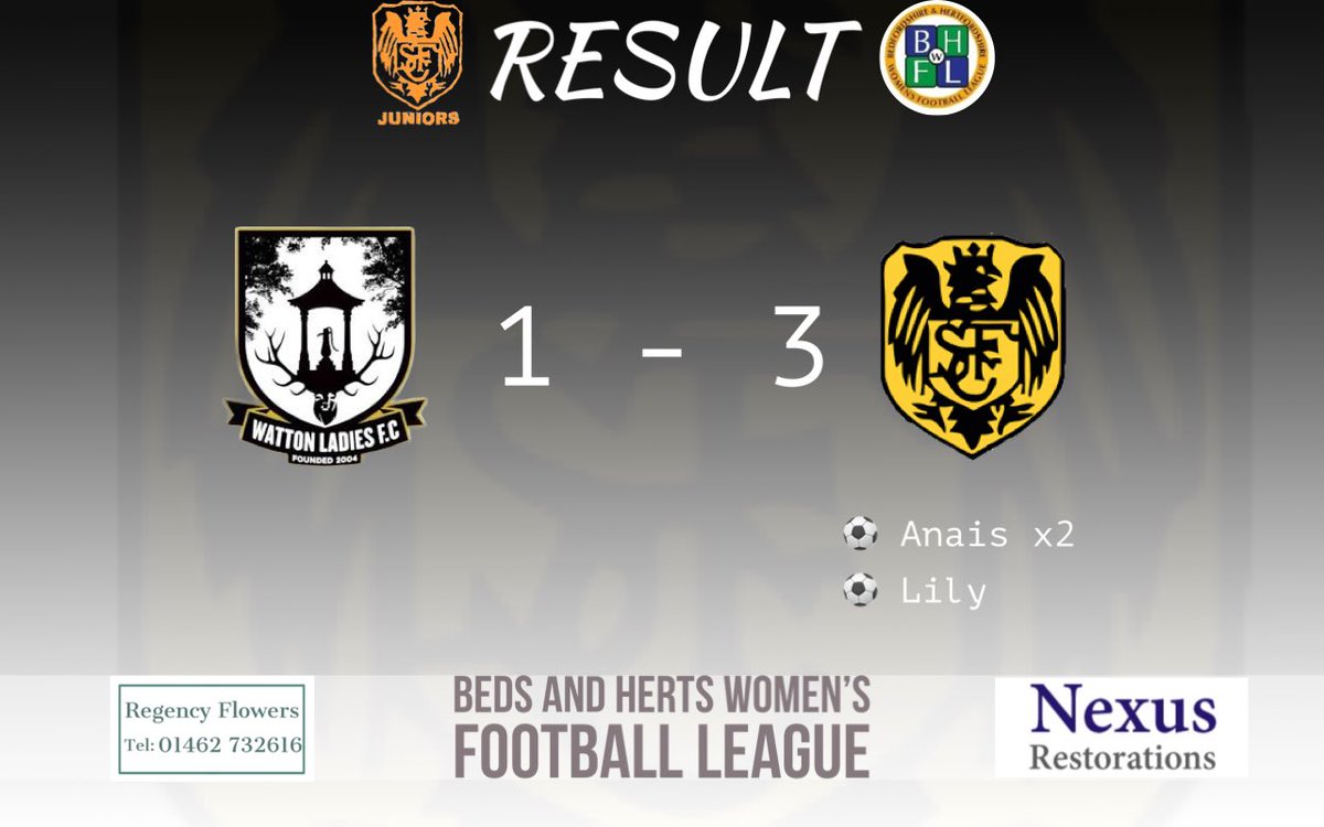 After 4 weeks with no game the ladies dusted off the cobwebs and came away with a well deserved 3 points against <a href="/WattonLadies_FC/">Watton Ladies FC</a> 💛🖤