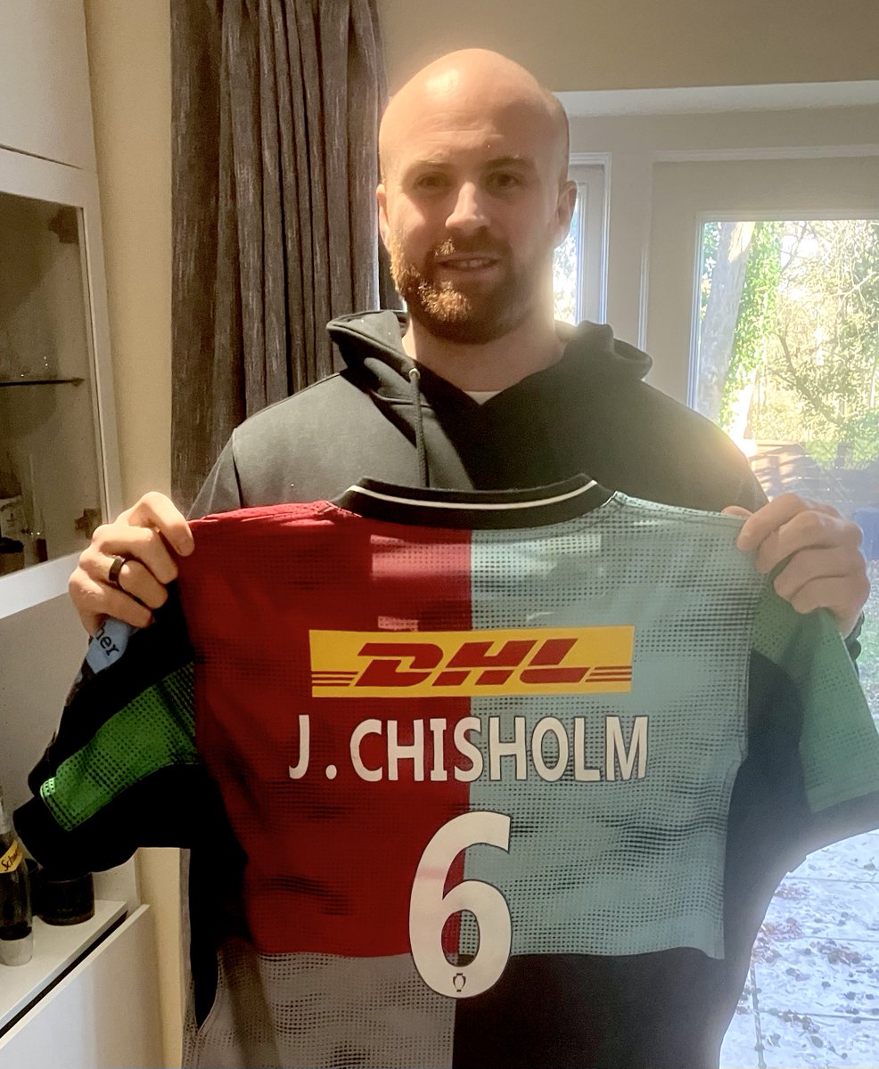 Fairfax 'Building Young Futures' Ambassador James Chisholm donates his signed Harlequins shirt to answer one of our special charitable requests! #MakingSomeonesDay