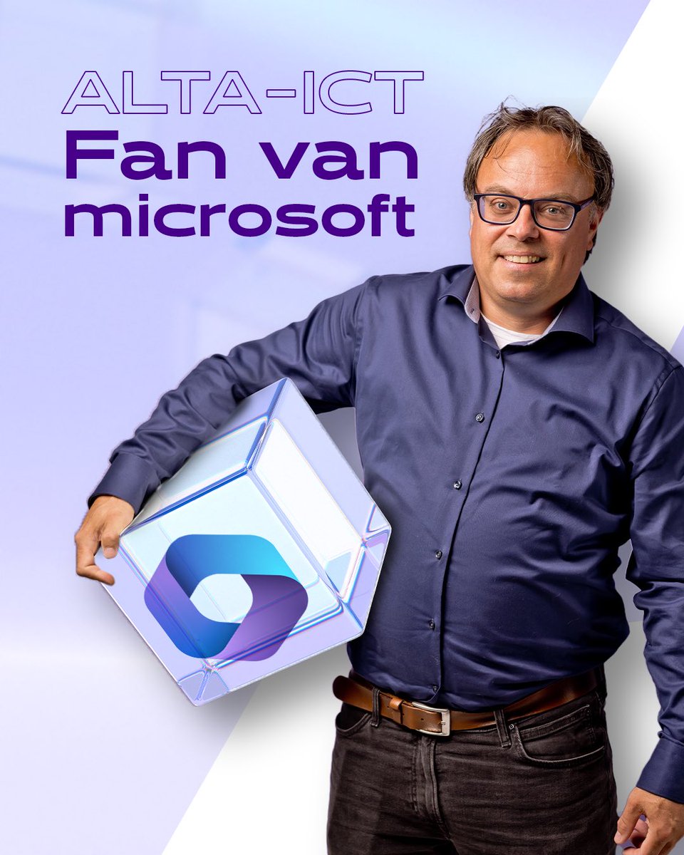 alta_ict's tweet photo. π€ #Microsoft is top in innovatie! Wij bij #ALTAICT zijn grote fans. π Blijf via onze tweets op de hoogte van de nieuwste ontwikkelingen rond #Microsoft365, productlanceringen, en updates. Ontdek de groeiende mogelijkheden elke dag! π» Volg ons op alle onze socials! #ICT #Azure https://t.co/ecDsDaEITY