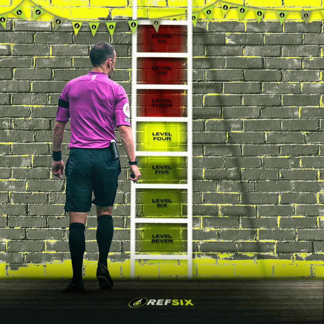 refsix's tweet photo. We exist to give referees a helping hand up the ladder towards promotion. 

Did you get promoted this year? What level are you aiming for in 2024?

#referee #refsix #promotions https://t.co/kQMapIyoj1