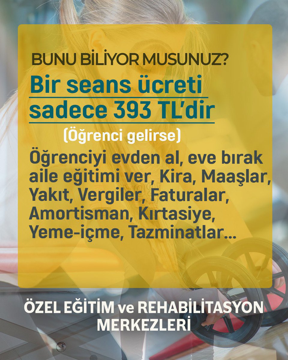 YigitEkim35's tweet photo. #rehabilitasyonasahipçık
Kurumların işi vicdan ama her şeyin maliyeti artarken kurumların ayakta durması çok zor.Dışarıda her şey pahalı millet çorbaya bile 500 TL fiyat çekiyor.Bir ders ödeneği 393 TL.Bunun nasıl mantıklı olduğunu düşünebiliriz.@tcmeb @HMBakanligi @memetsimsek https://t.co/XuEVWRYwjV