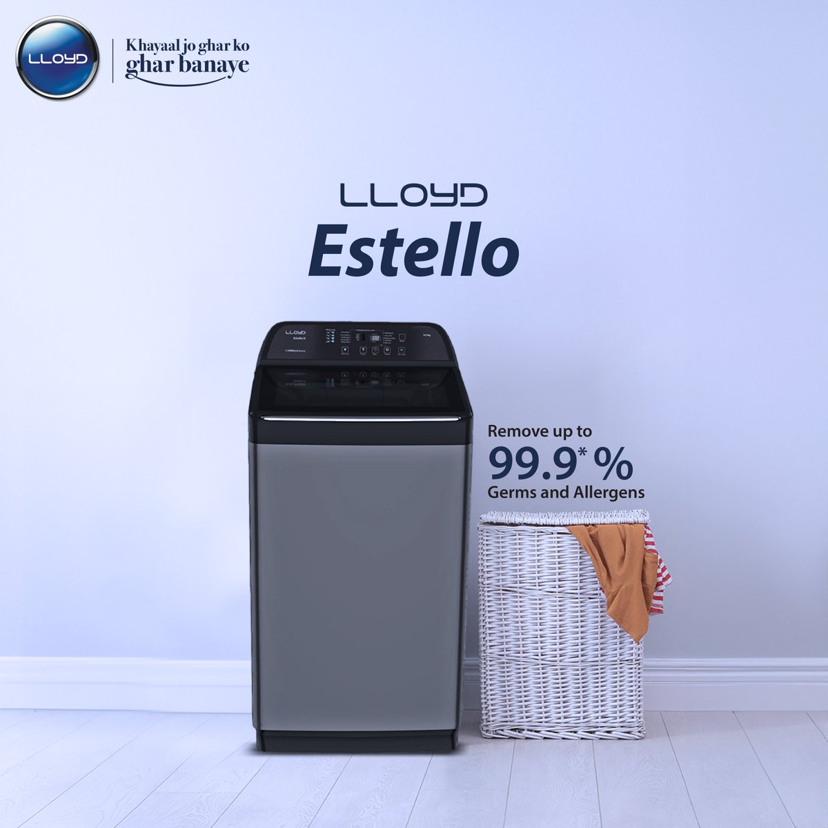MyLloydIndia's tweet image. New Year, new resolutions!
Commit to impeccable hygiene and spotless style in 2023, with a little help from Lloyd Estello.

Buy now: bitly.ws/39UXx

#LloydWashingMachine #Lloyd #NewYear #WashingMachine