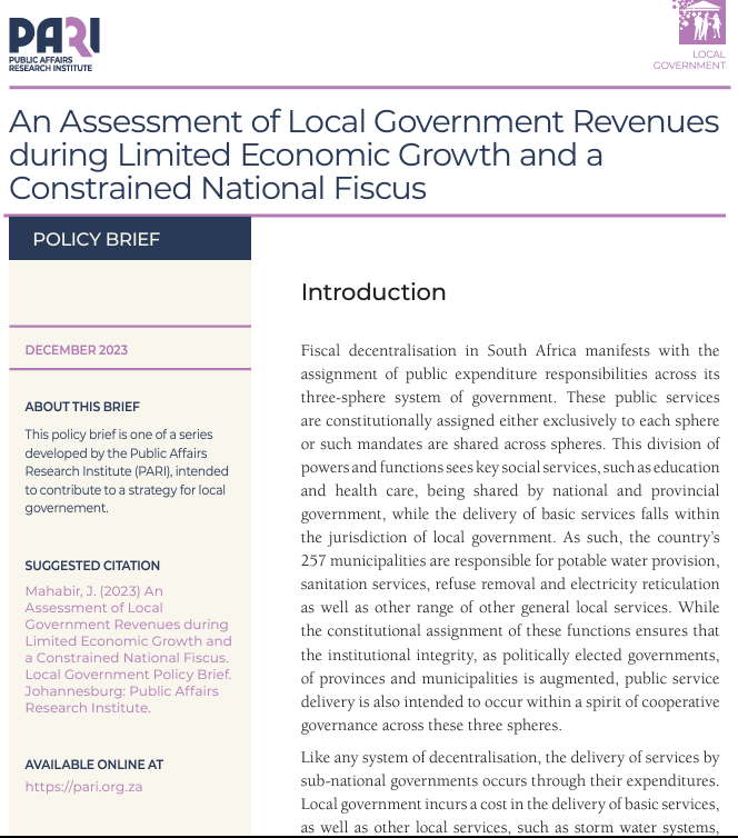 MunicipalNotice's tweet photo. How can local governments thrive amidst economic challenges and a tight national budget?💰
Check out the latest PARI policy brief here: https://t.co/UtBoJ9NbCQ
#ResearchNotice https://t.co/JuoZnBIBt6