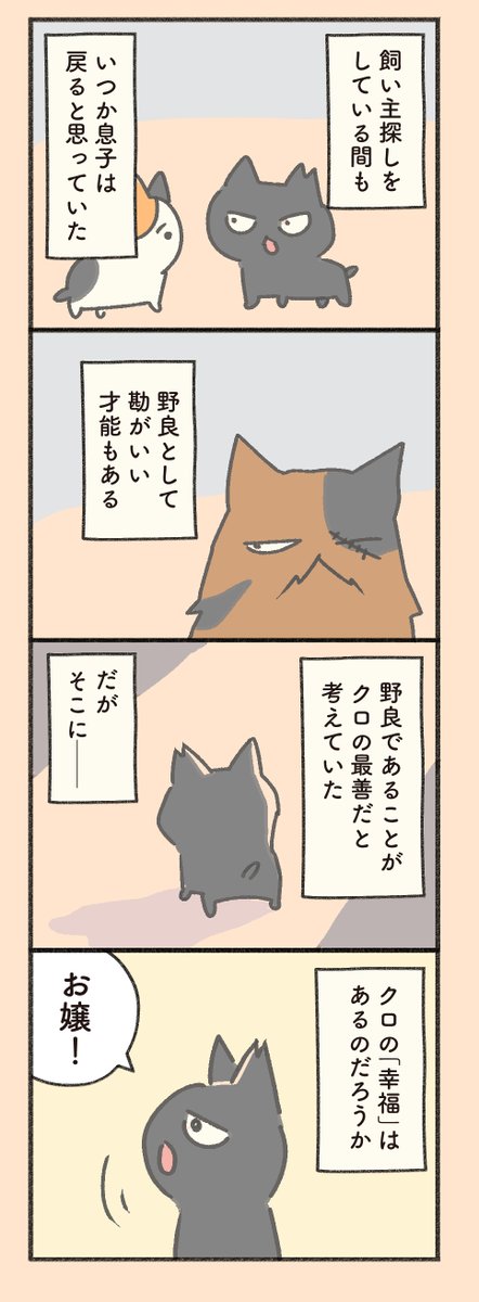 #もしも猫外伝 「菊次郎とふみ」その15    1日1ページ更新。