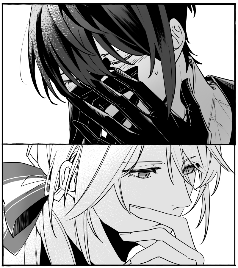 huyoyo_yo's tweet image. pixiv.net/artworks/11522…
発行中止になったトーアグ本70ページをアップしました。全部読めますのでよければどうぞ。メイドたちの会話を聞いてしまったトくんが焦燥にかられ兄上にキスをしてしまう話です。モブが多く出ます。