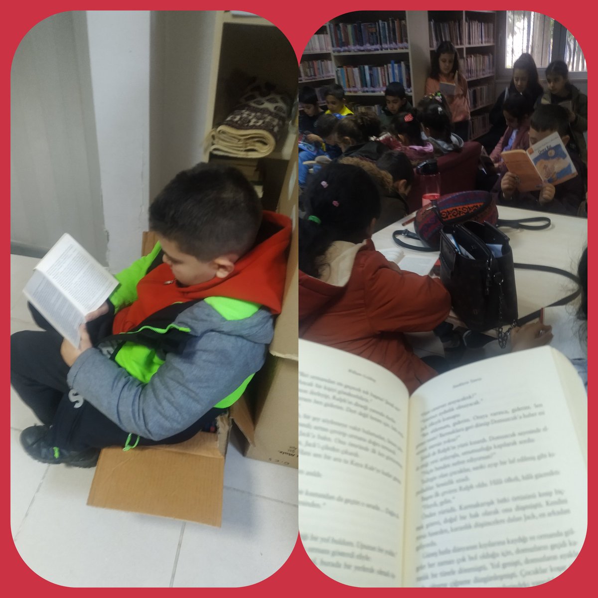 Etkinlik haftası kapsamında Oğuzeli İlçe Halk Kütüphanesi ziyaretimiz. Öğrencilerimiz hayatlarını kitapla yol almaları dileğiyle <a href="/Yusuf__Tekin/">Yusuf Tekin</a> <a href="/kemalcebervali/">Kemal Çeber</a> <a href="/ucrrbsrr/">Büşra Uçar</a> <a href="/yasintepe/">Yasin TEPE</a> <a href="/burhan_yuksel23/">Burhan Yüksel</a> <a href="/Oguzeli_mem/">Oğuzeli İlçe Milli Eğitim Müdürlüğü</a> <a href="/katranci_mehmet/">Mehmet KATRANCI</a> <a href="/FatihOguzeli/">Oğuzeli Fatih Sultan Mehmet İlkokulu</a>