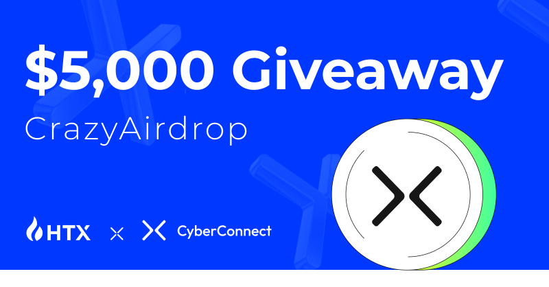 HTX_Global's tweet photo. 🔥 #HTX Crazy Airdrop with Cyber!

Enter to Win a Share of $5000 CYBER：

✅Follow @HTX_Global @CyberConnectHQ

✅RT + Like + Tag 2 Friends

✅Fill out the form