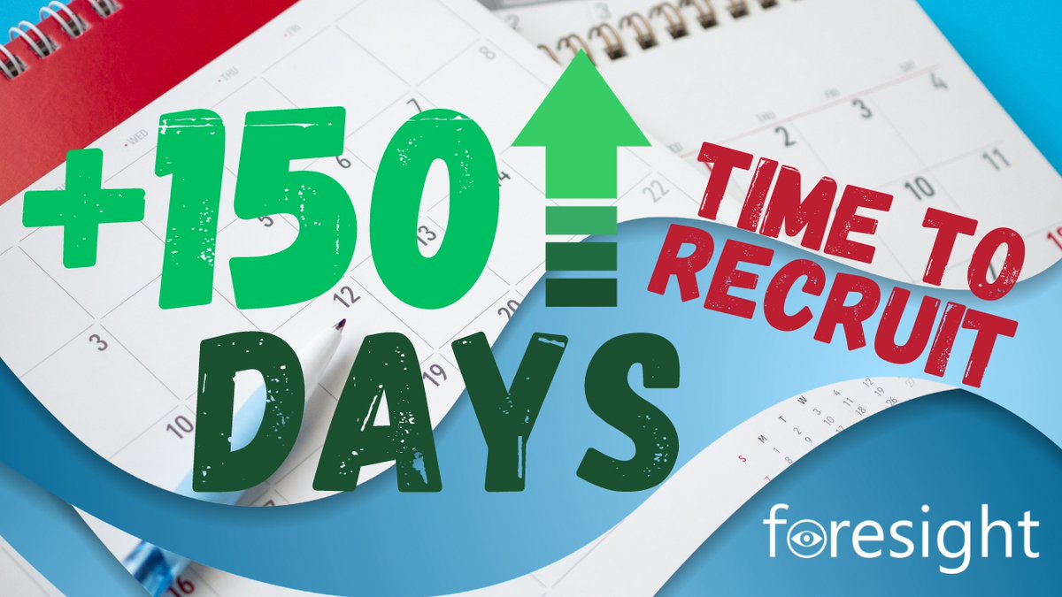 🗓 ⏰ WWYD with 150 DAYS extra recruiting time on every role your organisation recruits?

youtu.be/6NeP0plDf_w to see how, with Foresight, TA teams are transforming from reactive order-takers to proactive business partners.

#workforceplanning #ta #transformation #recruitment