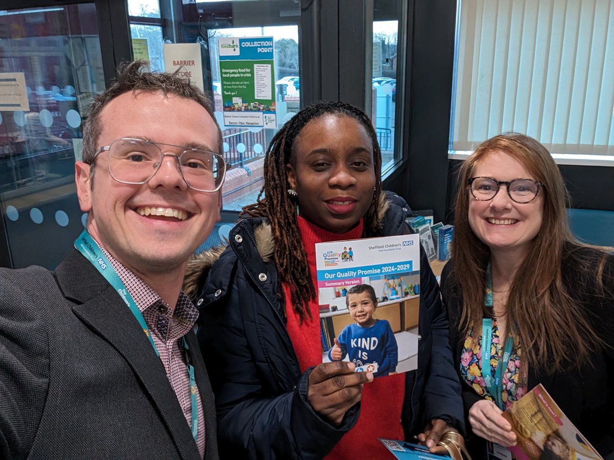 Great morning at <a href="/SheffChildrens/">Sheffield Children's</a> Becton Centre meeting colleagues and discussing our Quality Promise @beckyjoyce2002 <a href="/Y_Millard/">Yvonne Millard MBE</a> <a href="/ruthbrown71/">Ruth Brown</a> <a href="/DaisiePatefield/">Daisie Patefield</a> <a href="/helenmulhollan3/">helen mulholland</a>