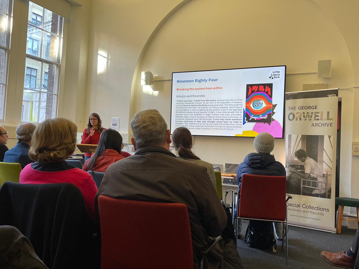TheOrwellPrize's tweet image. Thanks to everyone at @UCL_IAS and beyond who came to yesterday's session on 'Reading and Misreading Orwell' at UCL - and to @DebTav_ and Dr Nathan Waddell for two fascinating papers. The first in a new series, perhaps? We wouldn't want to rule it out... 📚🤓