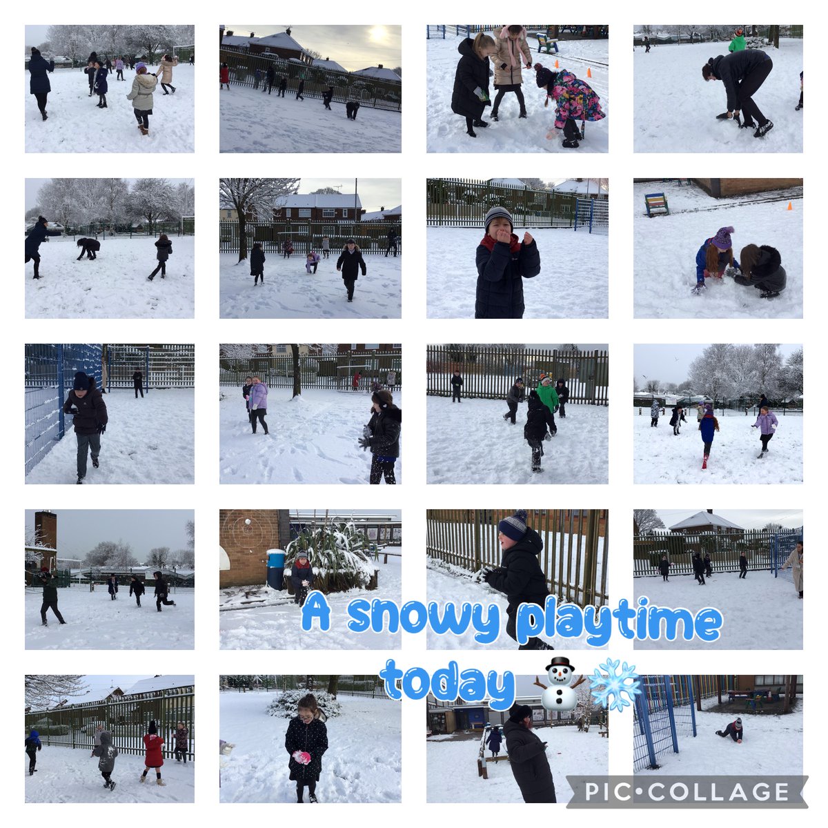 Year  3s had great fun in the snow today at playtime 😊
<a href="/whistonwillis1/">Whiston Willis Primary Academy</a> @MrsWilliamsPen1