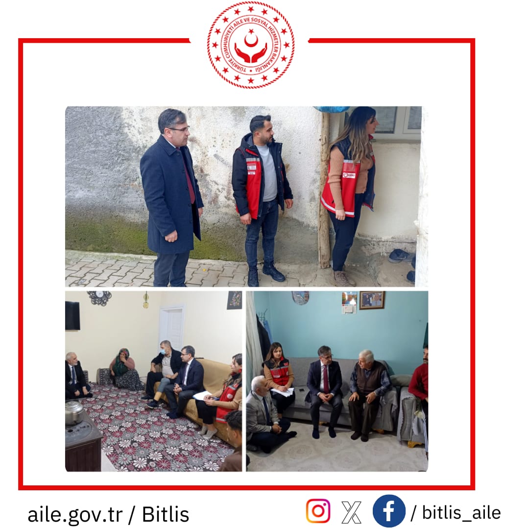 bitlis_aile's tweet photo. 📌Vatandaşlarımızın her zaman ve her şartta yanlarındayız. 
İl Müdürümüz Vefa Akdoğan ve SHM Müdürümüz Veysi Erem,  Güroymak İlçesinde Müdürlüğümüzden destek alan ailelerimizi ziyaret etti.
@tcailesosyal
@ashb_sygm 
@BitlisValiligi https://t.co/0mdoT9zrjc