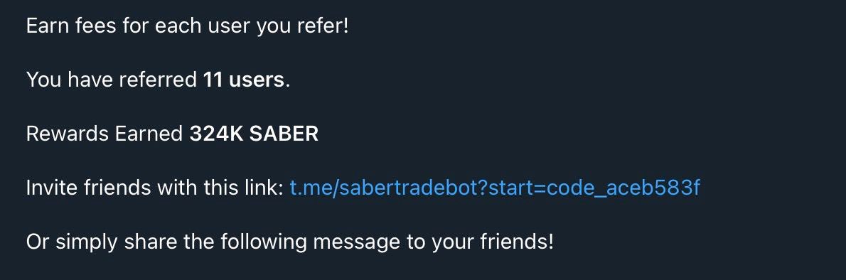 Saber Bot tweet media
