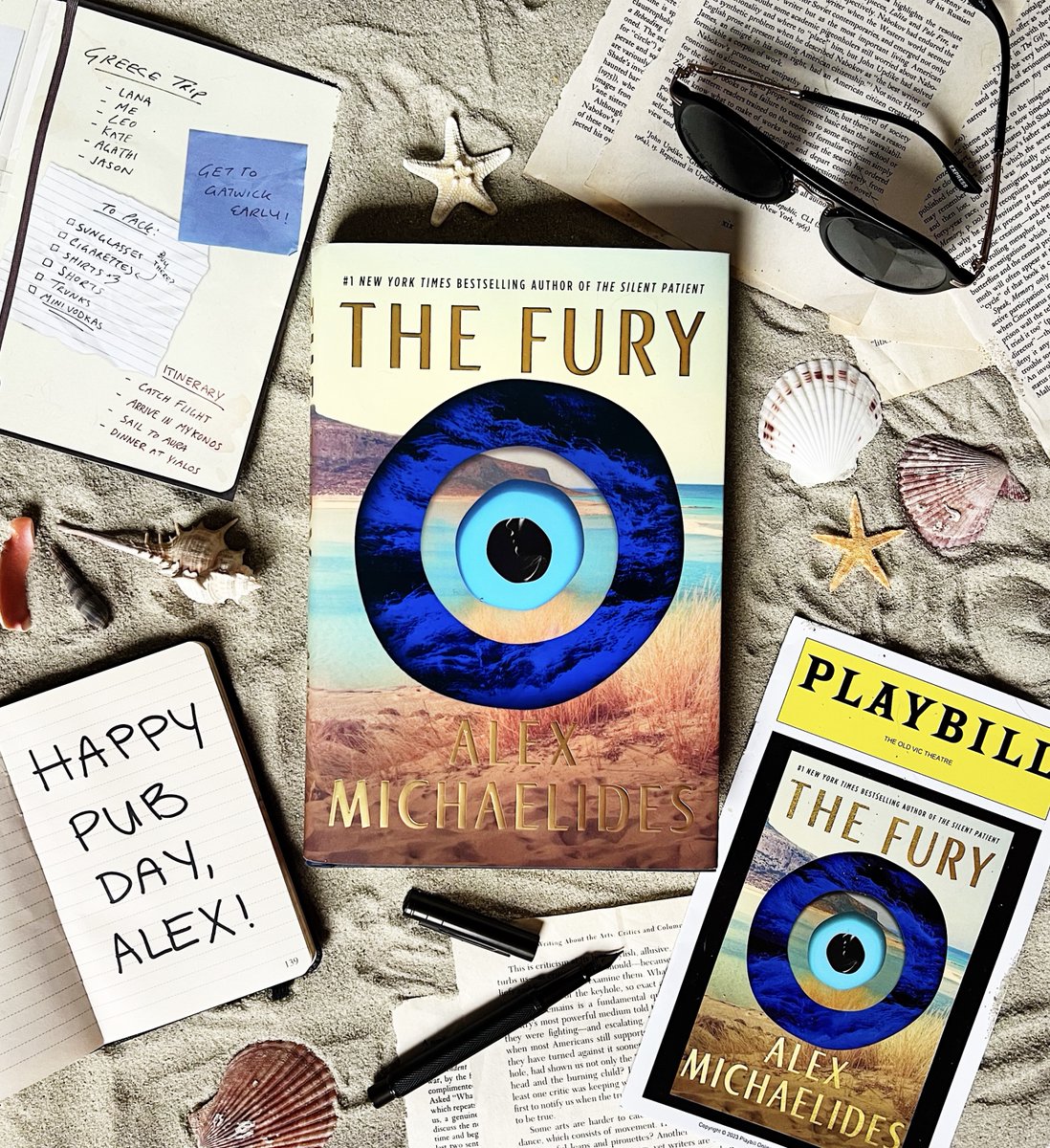 The wait is finally over! 🧿 THE FURY 🧿 by @alexmichaelides hits bookstores TODAY! ⭐ Voted #1 Best Book of January by @ABAbook ⭐ @Amazon Editors Pick Best Book of January ⭐ @GMA Best Book of January ⭐ @BookoftheMonth January pick Get your copy now! bit.ly/48FCoHE