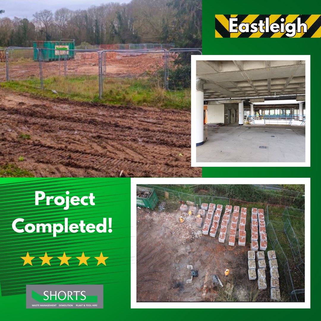 ShortsGroup's tweet image. 🚧 Excellence in Demolition! 🏗️ Our Demo team conquered adverse weather to successfully complete the demolition of a fire-damaged building in Eastleigh. Kudos to our hardworking site team!

#DemoExpert #ShortsGroup #DemolitionProject #ClientSatisfaction