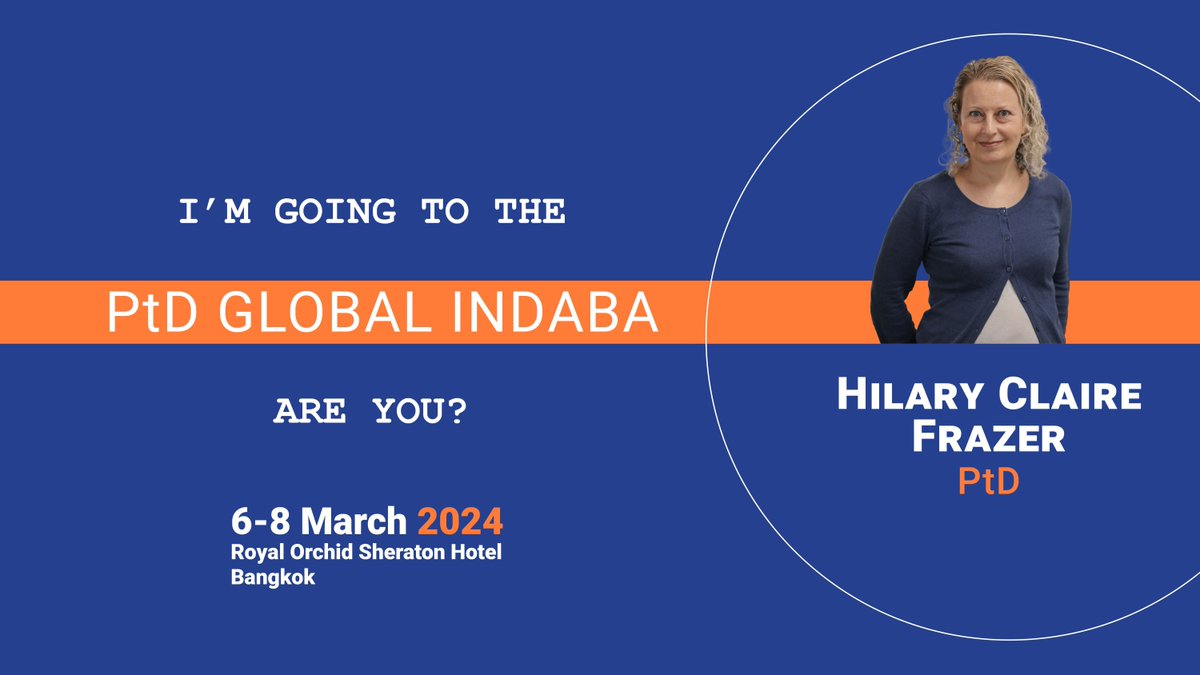 It's a privilege to support @People that Deliver as Deputy Chair,and I get to help design and deliver the Global Indaba.  So looking forward to sharing  developments to support the health supply chain workforce.  Register via buff.ly/3O5gkyq to see you there!