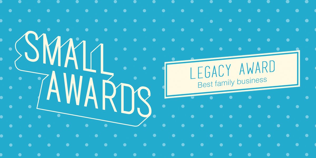 If your business demonstrates involvement & contribution from family members as well as business success over time then you could be the next @thesmallawards ‘Legacy’ award winner! To apply for FREE before midnight 29th February 2024 visit: thesmallawards.uk