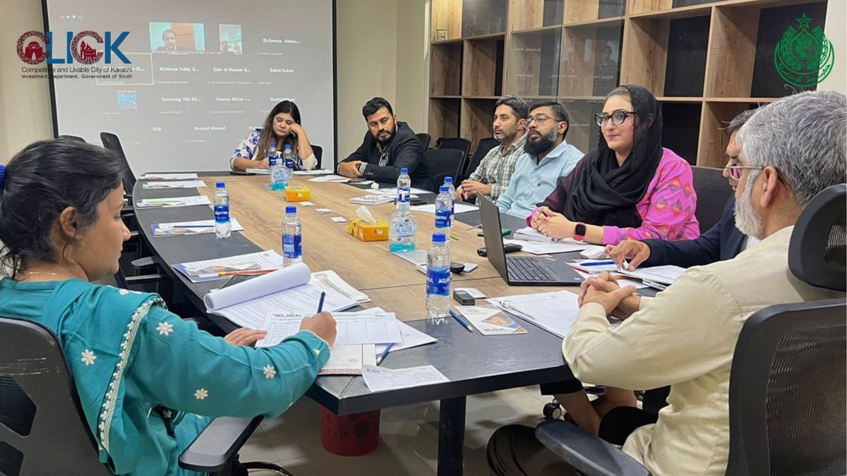 Progress Review Meeting with Key Government Departments on Feedback/ input regarding Legal Roadmap for the implementation of S-BOSS (Sindh Business One Stop Shop).
#SBOSS #legalroadmap #innovations #EaseOfDoingBusiness #BusinessTransformation #InnovationJourney #regulatoryreforms