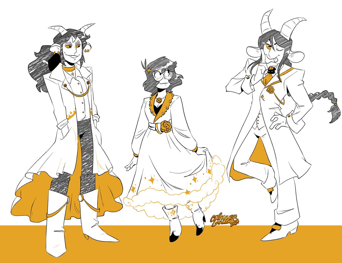 「Really fun OC outfit design commission f」|🐝Roxanne🐝のイラスト