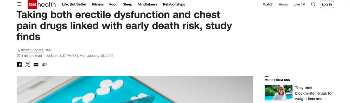 Dimitrios Terentes-Printzios (@dterentes) on Twitter photo After our publication on <a href="/NatRevCardiol/">Nature Reviews Cardiology</a>, it is a sign of the great teamwork/expertise in the <a href="/acardioEKPA/">1st Cardiology Department, Athens Medical School</a> of the <a href="/uoaofficial/">University of Athens</a>, when <a href="/CNN/">CNN</a>, the largest news network, invites you to comment on data for the combined use of PDE5i & nitrates <a href="/JACCJournals/">JACC Journals</a>. cnn.com/2024/01/15/hea…. After our publication on <a href="/NatRevCardiol/">Nature Reviews Cardiology</a>, it is a sign of the great teamwork/expertise in the <a href="/acardioEKPA/">1st Cardiology Department, Athens Medical School</a> of the <a href="/uoaofficial/">University of Athens</a>, when <a href="/CNN/">CNN</a>, the largest news network, invites you to comment on data for the combined use of PDE5i & nitrates <a href="/JACCJournals/">JACC Journals</a>. cnn.com/2024/01/15/hea….
