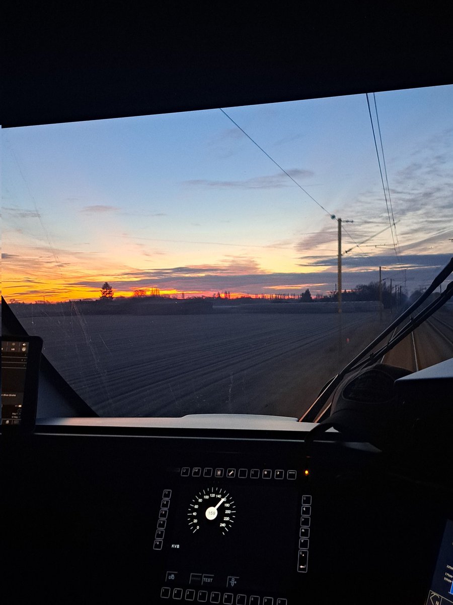 Aujourd'hui c'est étude de ligne Tours de bon matin