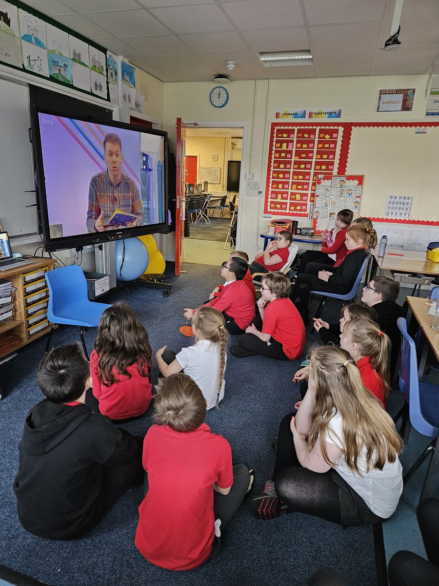 muirhead_ps's tweet photo. Primary 5 and Primary 6 are excited to hear from @JosephACoelho on #authorslive this morning! @scottishbktrust @SAC_Reads https://t.co/JL5qUDizyI