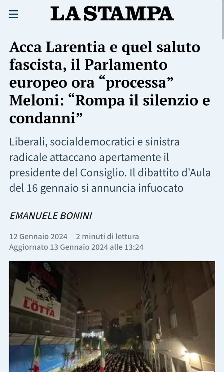 UE non dice nulla da mai sulla distribuzione illegali da Italia, strafottendosene della loro sorte e del degrado criminale provocato nella nostra terra.

Poi caga il cazzo un giorno intero sulla cazzo di #AccaLarentia

Vada.
Serenamente. 
Affancool.