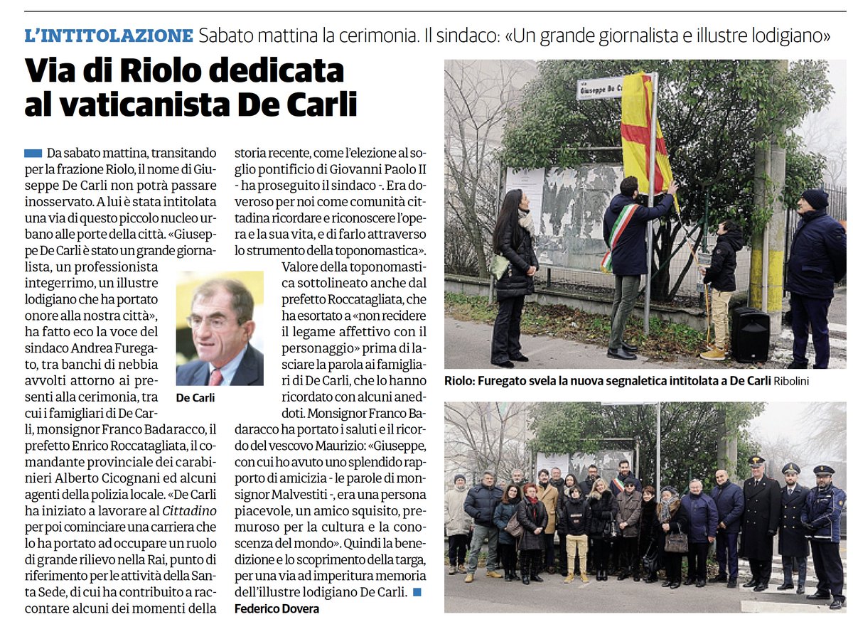 Il Cittadino di Lodi, 16 gennaio 2024