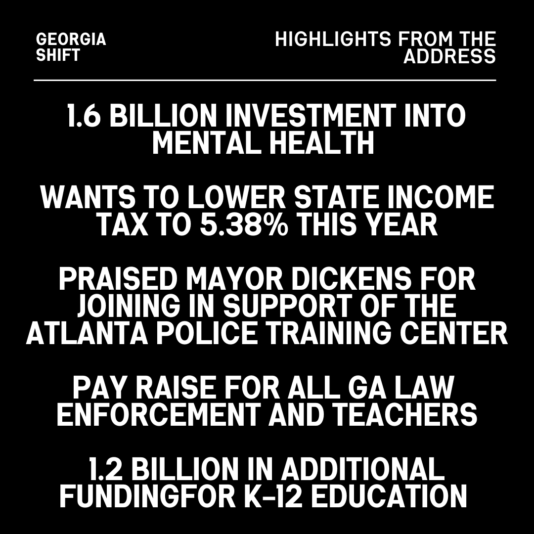 GeorgiaShift's tweet photo. Listening to Governor Kemp's address, I'm left pondering: Are the priorities he set out truly the keys to unlocking our state's potential? What are your thoughts? 💭🗝️ #GovernorKemp #StateOfTheState #CommunityDiscussion" https://t.co/8nj8RztC6U