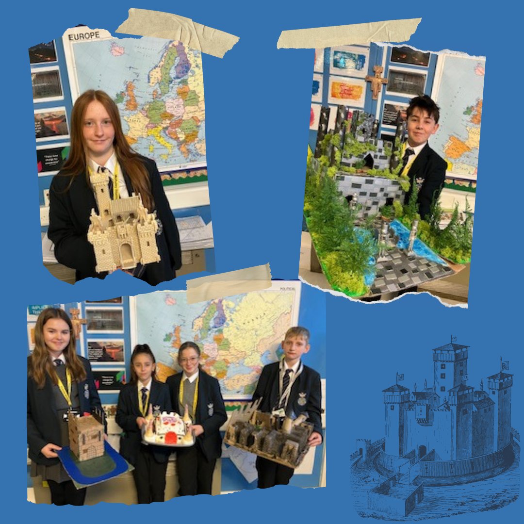 McAuleySch's tweet photo. Mrs Wooliscroft's Y7 classes had a month to create a castle and as you can see many worked their socks off over Christmas to produce some stunning examples.ย Very well done to all participants. ๐
#mcauley
#morethanjustlessons
#buildingcastles https://t.co/GQSH0z8Tyj