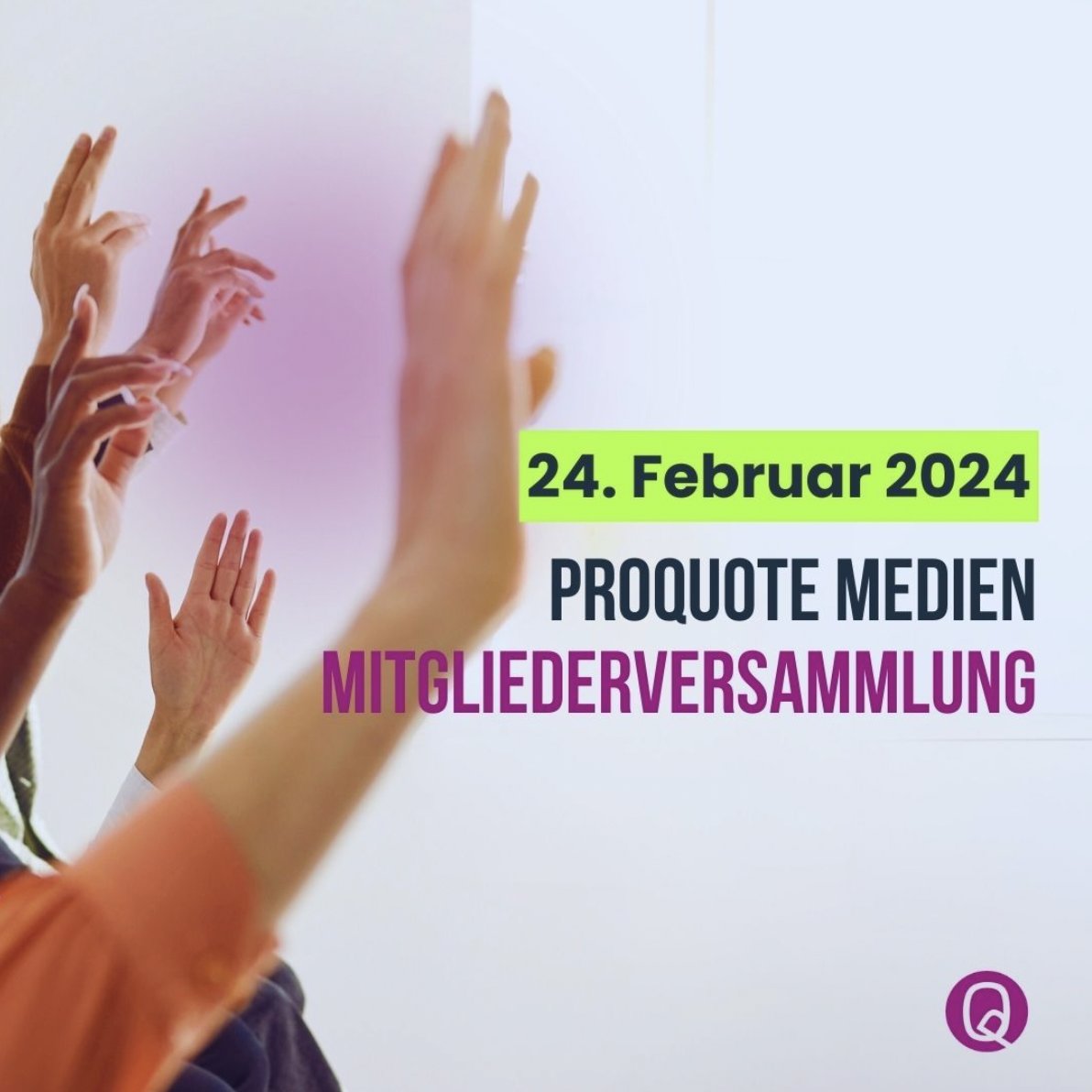 **EINLADUNG**

Wir laden alle unsere Mitglieder (und die, die es gerne  werden möchten) herzlich zu unserer jährlichen ordentlichen Mitgliederversammlung ein. 

📅 SA, den 24.02. 2024 ab 13 Uhr in Hamburg &amp; online. Alle Details findet ihr in der Mitgliedermail!