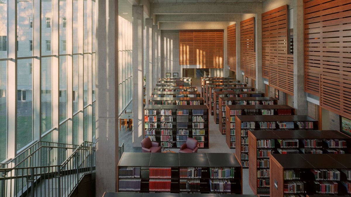 MSLibraryComm's tweet photo. The Mississippi Library Commission will open at 10:30 Tuesday, January 16. This notice will be updated as necessary.

[Alt text for screen readers:
Image shows the interior of the MLC reference section in a shot from above of the many shelves of books.]

#MSLibraries #Brr #Winter https://t.co/nFkc71xzIi
