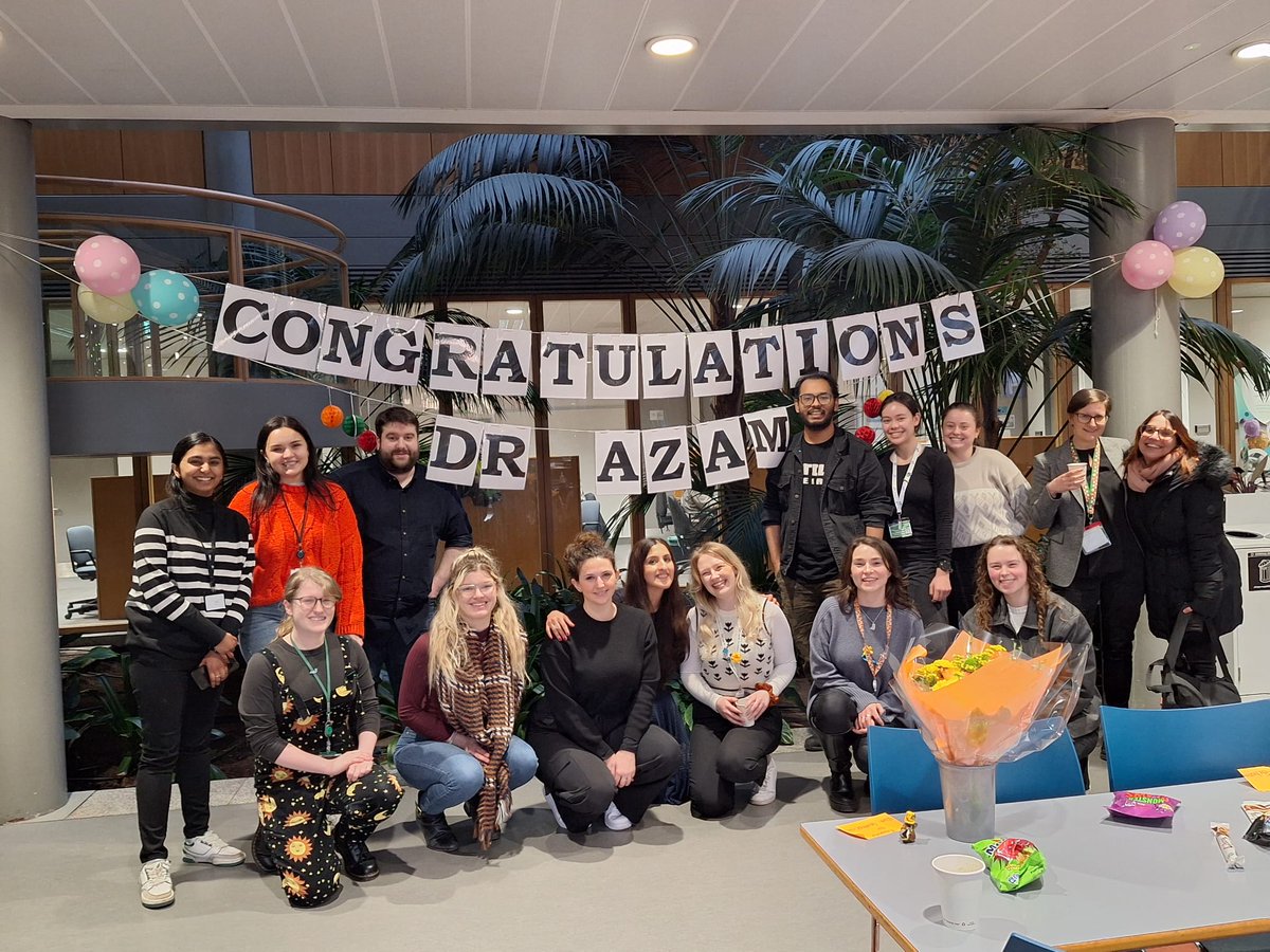 azam_haleema's tweet photo. I'm overjoyed to share that I passed my viva yesterday. Finally a doctor! Thank you as always to my supervisor @MPrencip, past and present members of the CBT lab, and all of my friends in the Conway Institute 🌻
#PhD #thesisdefense #PhDviva https://t.co/6H4TTikSfF