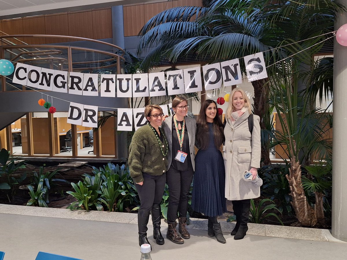 azam_haleema's tweet photo. I'm overjoyed to share that I passed my viva yesterday. Finally a doctor! Thank you as always to my supervisor @MPrencip, past and present members of the CBT lab, and all of my friends in the Conway Institute 🌻
#PhD #thesisdefense #PhDviva https://t.co/6H4TTikSfF