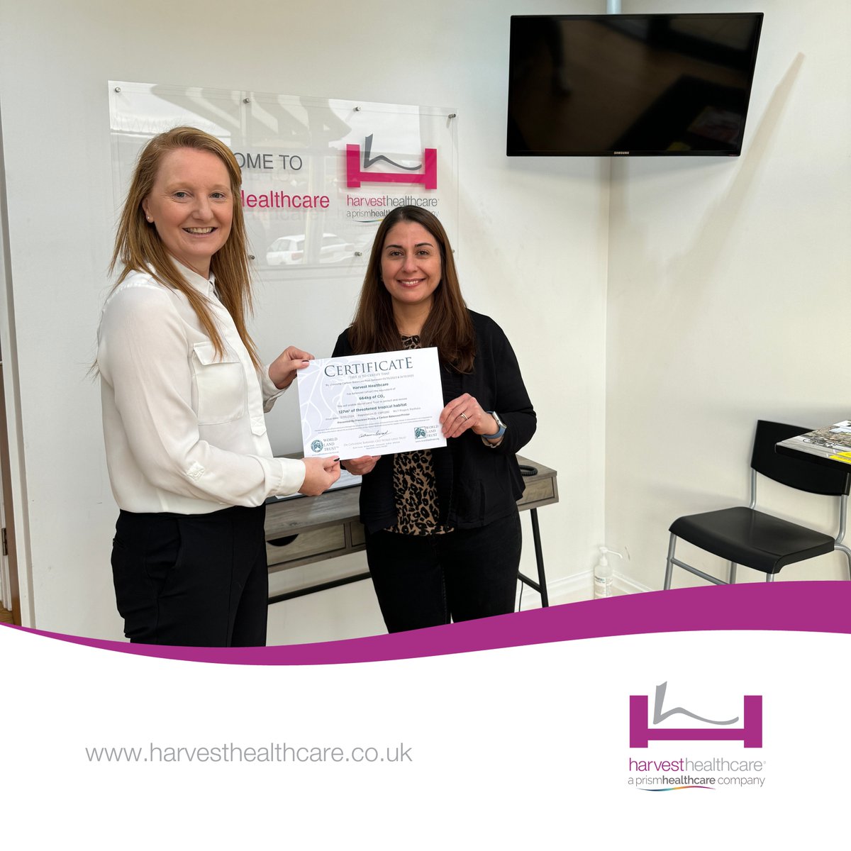 Harvest Healthcare (@harvesthealthuk) on Twitter photo Proud to be Making a Difference! 🌱
At Harvest Healthcare, we're committed to sustainability in partnership with <a href="/PrecisionProco/">Precision Proco</a> . Our recent choice to adopt Carbon Balanced Printing has allowed us to offset 664kg of CO2 emissions since October! Proud to be Making a Difference! 🌱
At Harvest Healthcare, we're committed to sustainability in partnership with <a href="/PrecisionProco/">Precision Proco</a> . Our recent choice to adopt Carbon Balanced Printing has allowed us to offset 664kg of CO2 emissions since October!