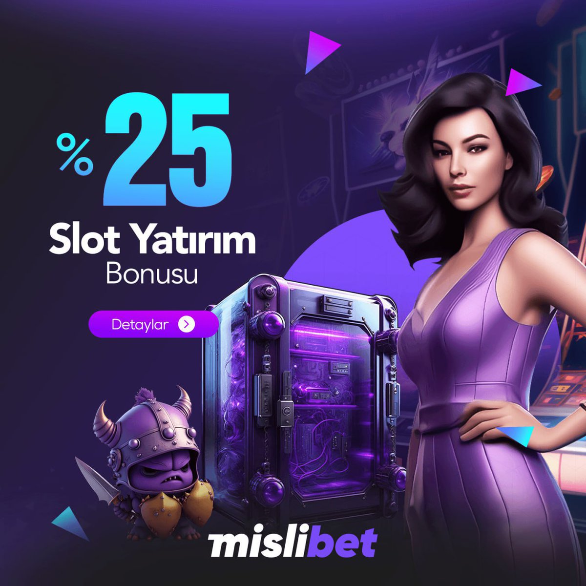 mislibetx's tweet photo. 💗 #Mislibet'te  Slot Yatırım Bonusu!!

❣️ Bu promosyon tüm yatırım yöntemleri için geçerlidir.
✌  %25 Slot Yatırım Bonus İmkanı Sizlerle

🪙 Şanslı anlar ve keyifli kazançlar mekanı;
🔗  https://t.co/HtpnjQUG3P https://t.co/ZhVYn8XBVZ