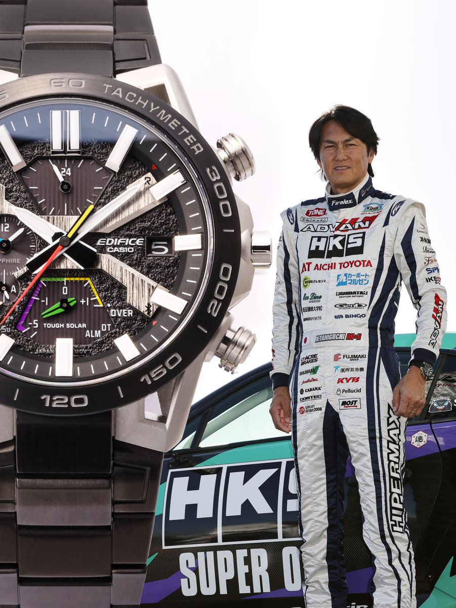 💠EDIFICE SOSPENSIONE✨EQB-2000YDC-1AJF 谷口信輝選手の2024年も始動