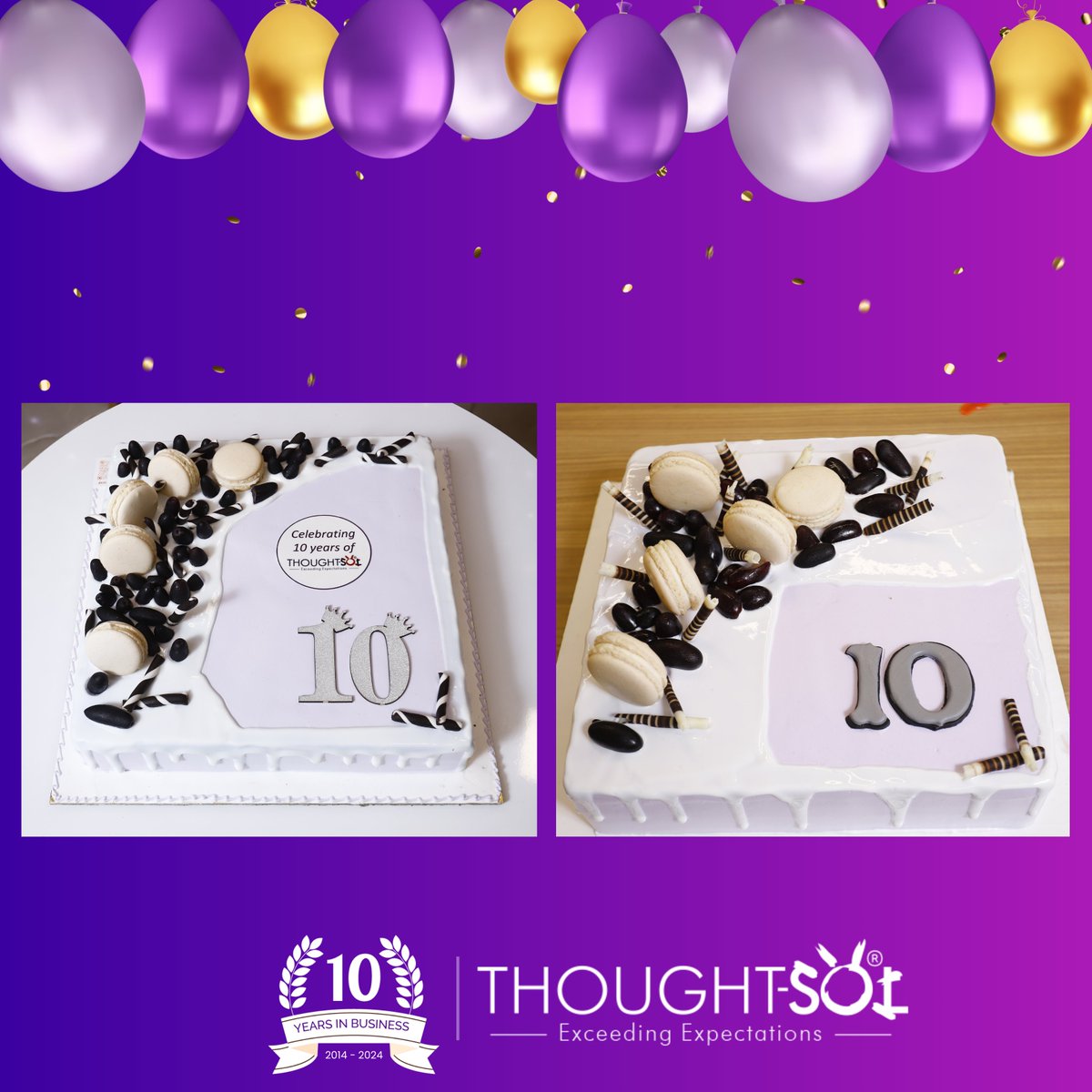 ThoughtSolIndia's tweet photo. Today marks a monumental milestone for ThoughtSol as we joyously celebrate our 10th Foundation Day! ๐
Swipe through the pictures to be a part of this celebration!
#ThoughtSol #thoughtsolturns10 #dasakam #happyanniversary #FoundationDay https://t.co/F91A4eMJQK